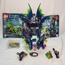 Lego Elves 41194 Noctura's Tower Incomplete Partially Built With Manual