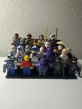 LEGO Minifigure Lot- 22 Minifigures Star Wars Ninjago Nexo Knights etc