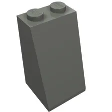 10x LEGO® Part 3684c - Slope 75 2 x 2 x 3 - Solid Studs