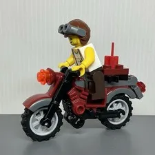 LEGO Pharaoh's Quest pha006 MacMcCloud Minifigure & Bike 7306