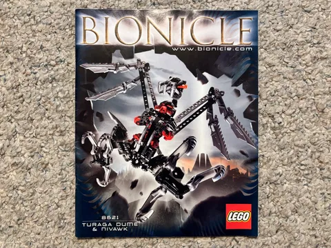 [Instruction Manual Only] LEGO BIONICLE: 8621 TURAGA DUME & NIVAWK MANUAL