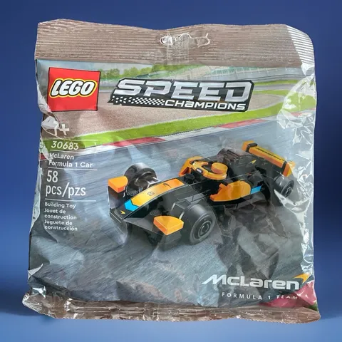 Lego 30683 Speed Champions MCLAREN FORMULA 1 CAR 58pc Polybag Building Toy Set