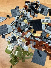 LEGO Multicolor Plastic Bricks, Plates & Parts Assorted Bulk Lot