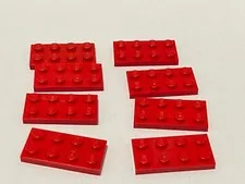 Lego 3020 Red Replacement Add-on Pieces Parts Lot of 8