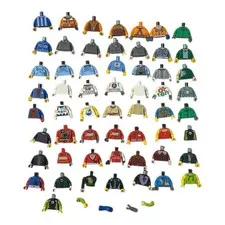 Lot Of 58 Lego Minifigure Torso Parts Minifigure Minifig Many Colors As Hands