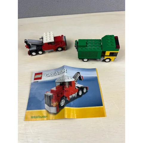 LEGO Creator BrickMaster Tow Truck 20008 with Bonus Garbage Truck and Manual