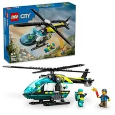LEGO City Emergency Rescue Helicopter Toy Present Block Boys Girls Children 5 Ye