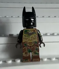 Brickluv Custom Printed LEGO Batman Minifigure Brown Suit