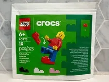 NEW LEGO 40973 Crocs Creativity Clog Minifigure Paper Poly Bag Minifig Exclusive