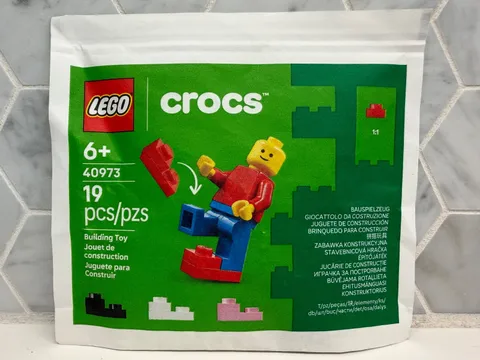 NEW LEGO 40973 Crocs Creativity Clog Minifigure Paper Poly Bag Minifig Exclusive