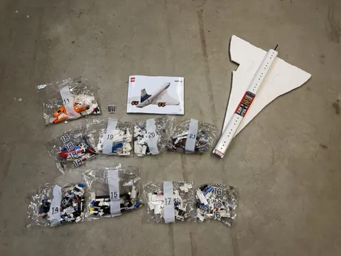 Lego Icons 10318 Concorde Airbus Partial Incomplete With Sealed Bags Manual