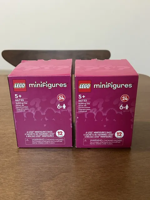 LEGO Series 24 CMF Minifigures 6 Pack  (NEW) (2X)