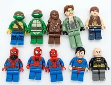 Lot of Lego Minifigures Mini Figs Rare Kinda Not "Mismached"