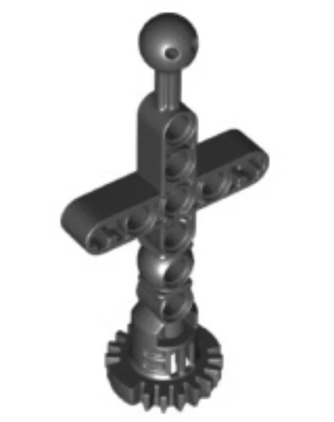 LEGO® Part 24190 - Large Figure Torso Skeletal with Ball Joint and Gear Hips