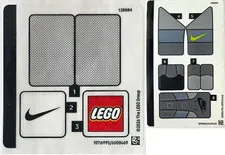 LEGO STICKER SHEET #1 + #2 ONLY 43025 NIKE AIR MAX 95 from set New