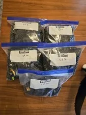 10.5lbs black LEGO bricks bulk