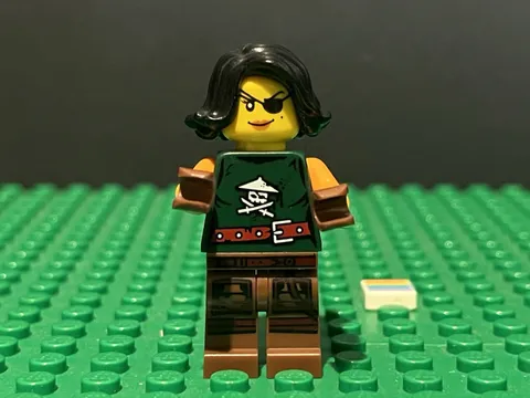 LEGO Ninjago Cyren Minifigure Skybound Pirate njo219 Dark Green Outfit