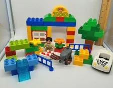 2011 Lego Duplo Building Set 6136 My First Zoo incomplete missing 6 pieces 