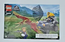 Manual/instruction Booklet Only Lego Jurassic World Pteranodon Chase 75926