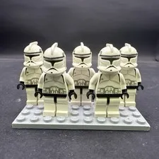 LEGO Star Wars Phase 1 Clone Trooper SW0058 Lot Of 5 A H3B3