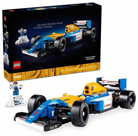 LEGO Icons 10353 Williams Racing FW14B & Nigel Mansell 799 pcs