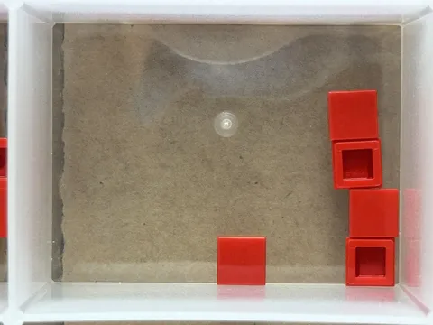 LEGO Parts - Red Tile 1 x 1 - No 3070 - QTY 5