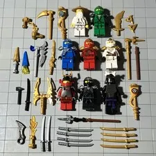 Lego Ninjago ZX Rise Of The Snakes Weapons Minifigure Lot Of 10 njo0039 E5 54