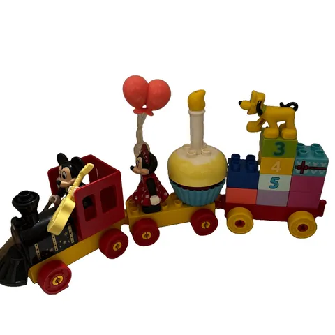 Lego DUPLO Disney Minnie & Mickey Birthday Train 10941, No Box, No Booklet 22 PC