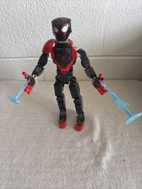 Lego Marvel Miles Morales Figure 76225 - Incomplete Parts Lot