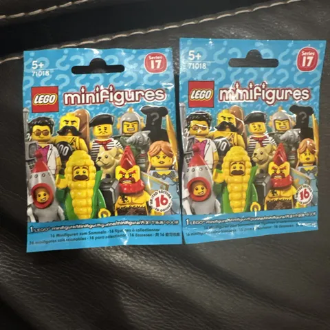 Lot Of 2 Lego Minifigures Series 17 ~ New & Sealed