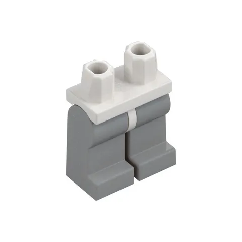LEGO White Hips and Light Bluish Gray Legs inv.628