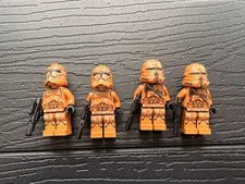 LEGO Star Wars Geonosis Clone Trooper Minifigure sw0606 Lot of 4 75089
