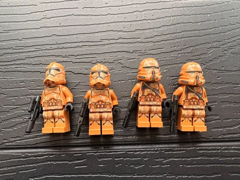 LEGO Star Wars Geonosis Clone Trooper Minifigure sw0606 Lot of 4 75089
