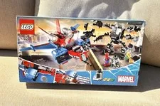 LEGO Marvel Super Heroes 76150 Spider-Man Spiderjet vs. Venom Mech. New, Retired