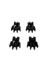 LEGO HERO FACTORY FOOT W/ FOUR CLAWS (4 PCS) BLACK 15367!!