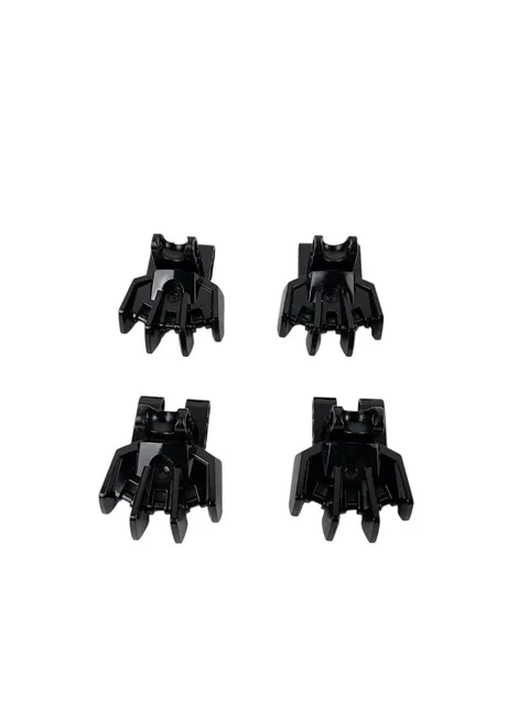 LEGO HERO FACTORY FOOT W/ FOUR CLAWS (4 PCS) BLACK 15367!!