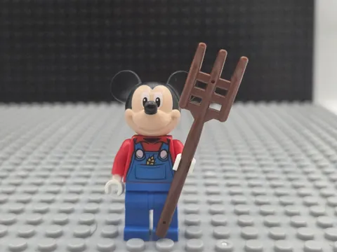 Lego Farmer Mickey Mouse Figure from Mickey Mouse Disney Farm 10775