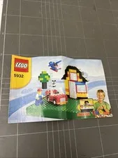 VINTAGE TOY LEGO MANUAL INSTRUCTIONS BOOKLET ART 5932 CREATIVE