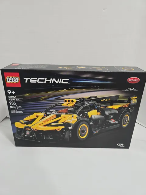 LEGO Technic YELLOW Bugatti Bolide Hyper Sports Car 905 PCS (42151) NIOB SEALED