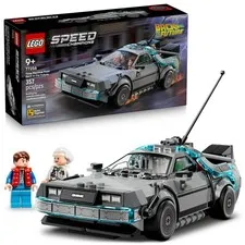 LEGO Speed Champions Time Machine from Back to The Future Building Multicolor