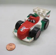 Lego Duplo Pixar Cars FRANCESCO BERNOULLI SPORTS CAR Vehicle Movie Rotelli #2