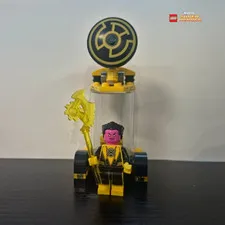 LEGO DC Super Heroes Sinestro Minifigure SH0144 Yellow Lantern 76025 Genuine