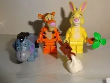 Lego Authentic Minifigures WINNIE THE POOH - TIGGER, RABBIT, and EEYORE BrandNew