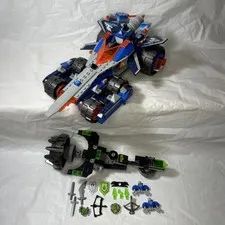 LEGO Nexo Knights 70315 Clay's Rumble Blade 72002 Twinfector INCOMPLETE  + Items