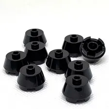 LEGO Parts - Black Cone 2 x 2 Truncated - No 98100 - QTY 9