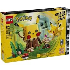 LEGO Pokémon SMART Play: Training House with Pikachu 72164 Building Toy Set New