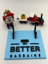 LEGO Creator Santa Claus Ski Winter  Christmas Holiday (30580) And 30584 Train
