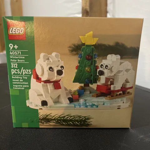 Lego 40571 Rare Christmas Holiday Wintertime Polar Bears 312pcs Brand New Sealed