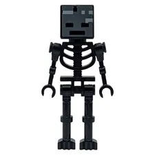 LEGO minifigure Minecraft Wither Skeleton min025