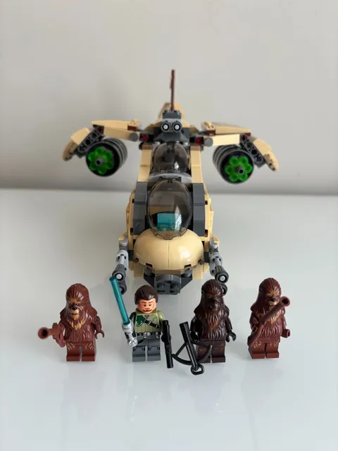 LEGO STAR WARS 75084:WOOKIEE GUNSHIP-ALL MINIFIGURES, ALL PIECES, & INSTRUCTIONS
